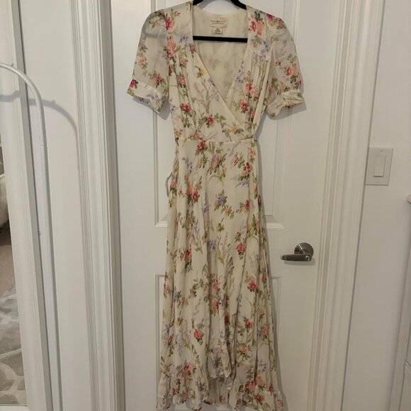 Ralph Lauren Denim and Supply Gauze Floral Wrap Dress - Picture 3 of 9